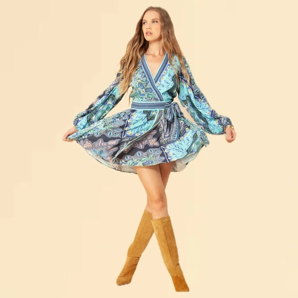 HALE BOB Veronika Wrap Dress ✨ - Picture 2 of 13